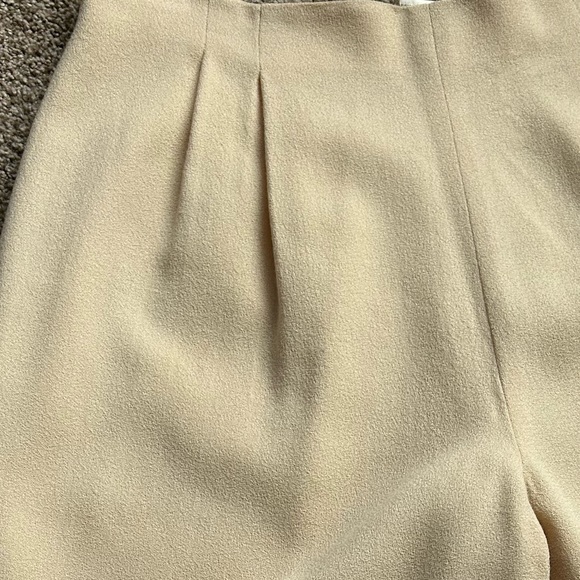 Vintage ladies wool pants, off white wool pants, winter white wool pants - Picture 1 of 5